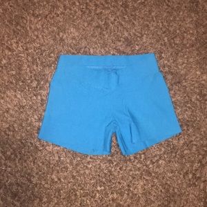Blue shorts